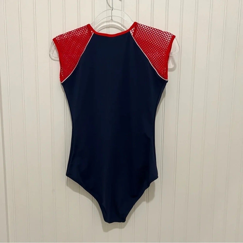 Melissa Odabash Navy and Red Womens One Piece Honolua
